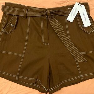 Calvin Klein women linen shorts.